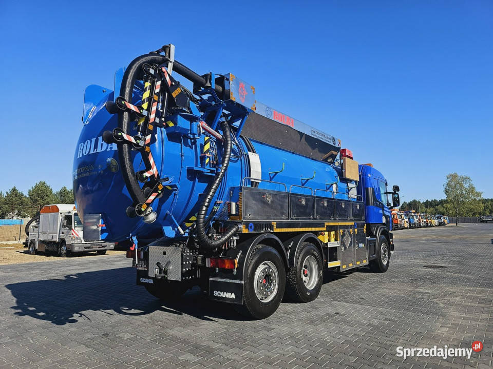 Scania WUKO ROLBA DO CZYSZCZENIA KANAŁÓW KOMBI Samochody ciężarowe