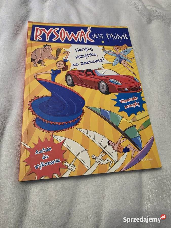 Książka dzieci Rysować jest fajnie Narysuj