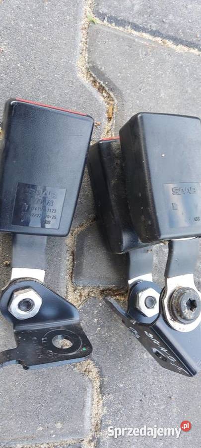 Zapinki spinki pasów bezpieczeństwa Saab 93 II Rok produkcji 2007 Szczecin sprzedam