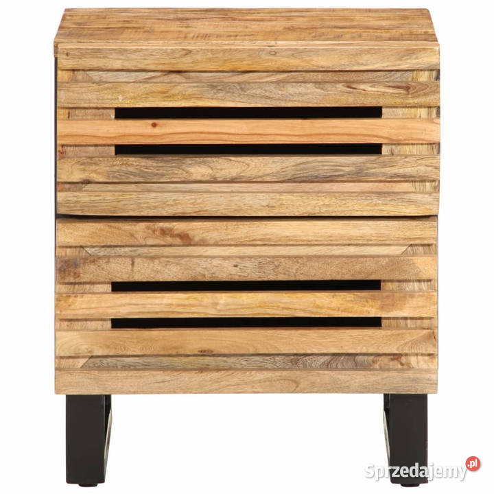 Szafka nocna 40x34x46 lite surowe drewno mango Warszawa