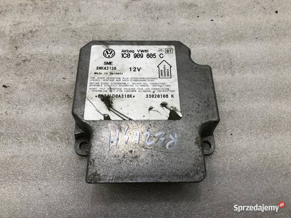 MODUŁ AIRBAG VOLKSWAGEN PASSAT B5 1C0909605C