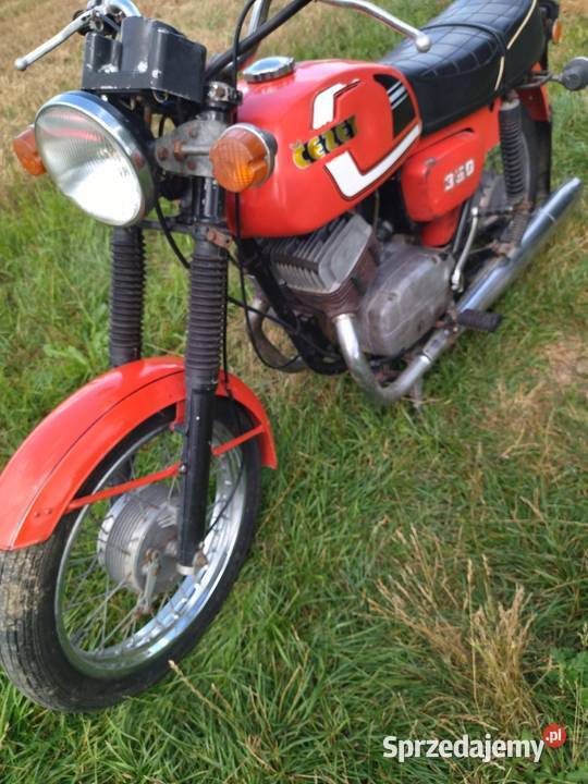 CZ 350 Jawa z dokumetami w oryginalnym malowaniu