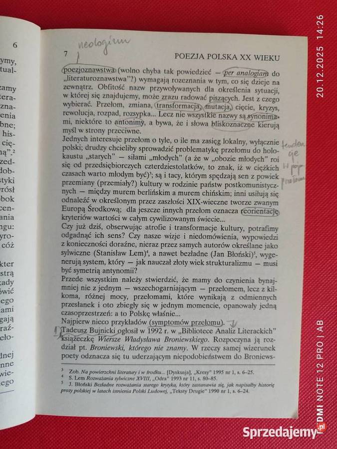 Teksty Drugie 5 35 1995 Polonistyczne obrachunki Katowice