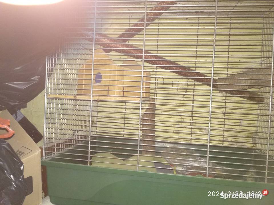 Klatka duża wysokość 48 długość 78 domek Gryzonie Tychy sprzedam