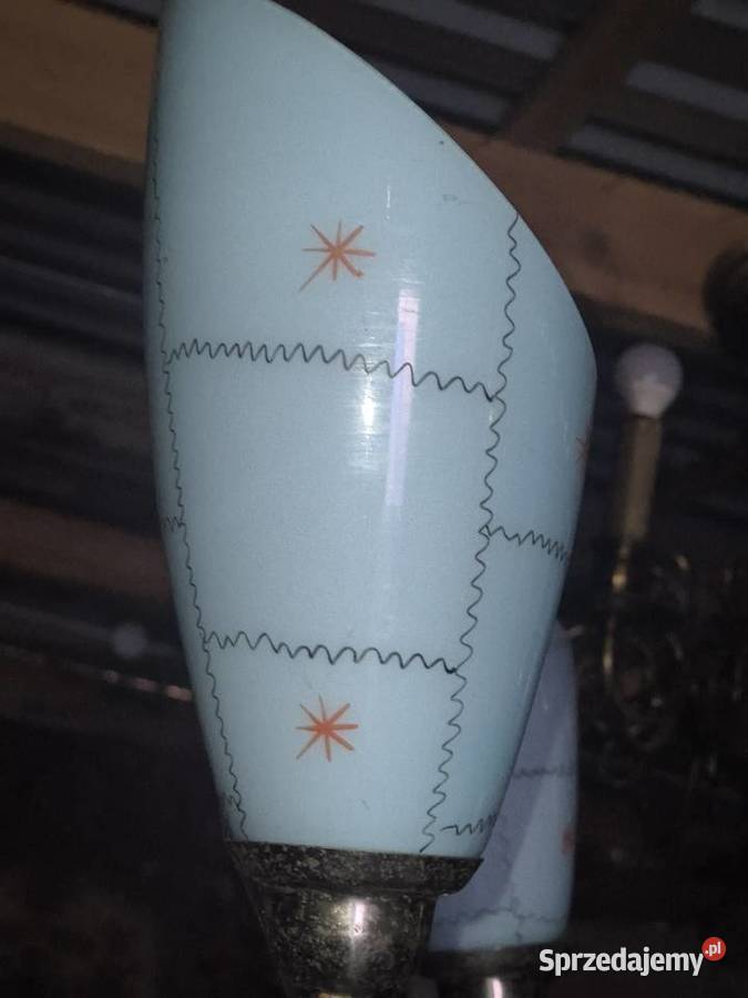 Żyrandol okres PRL łódzkie