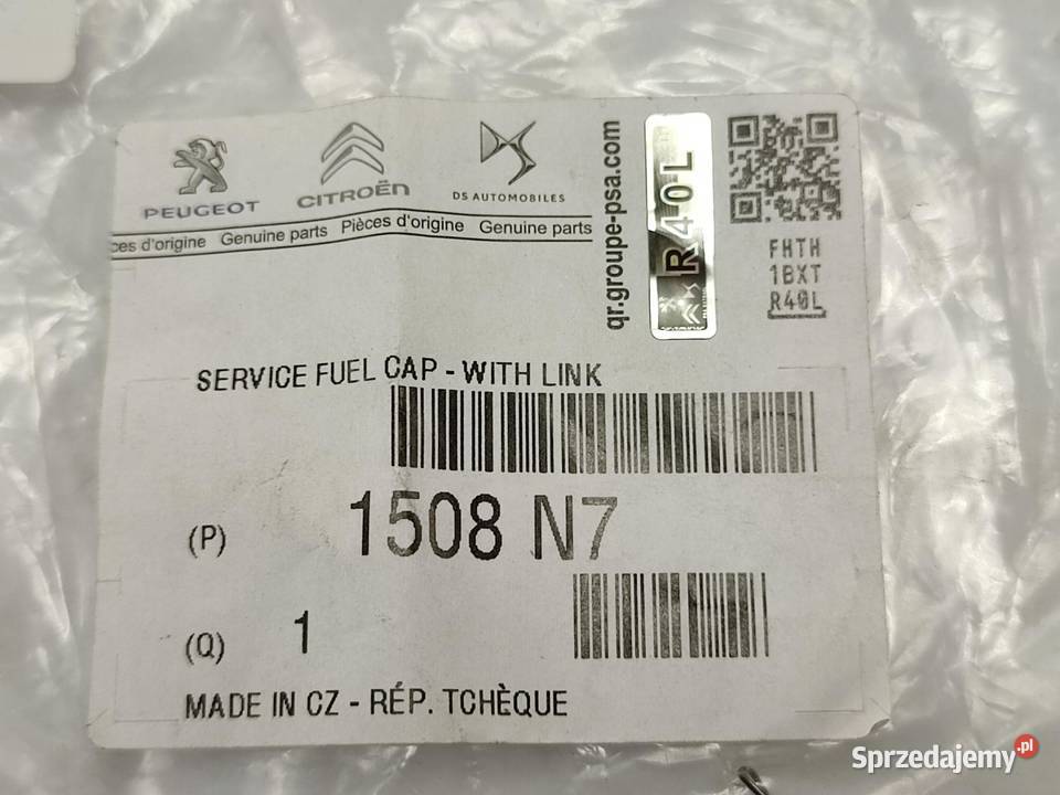 KOREK WLEWU PALIWA CITROEN C6 16 18 THP 2017 Wlewy paliwa