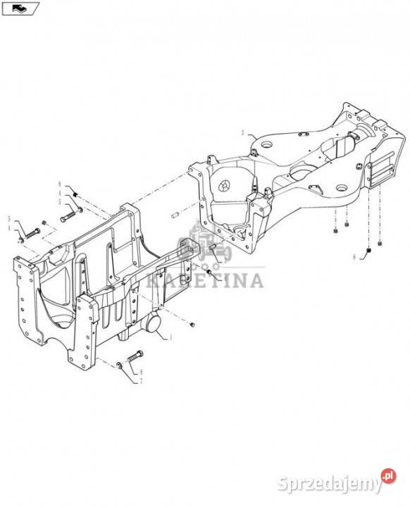 Holland T6090 Rama 84339258 Jastrzębniki sprzedam