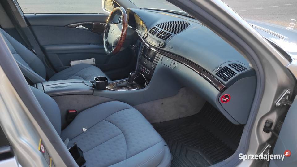 Mercedes E 211 2003 r awangarda 32 205 elektrycznie ustawiane fotele Mercedes-Benz wielkopolskie Chodzież