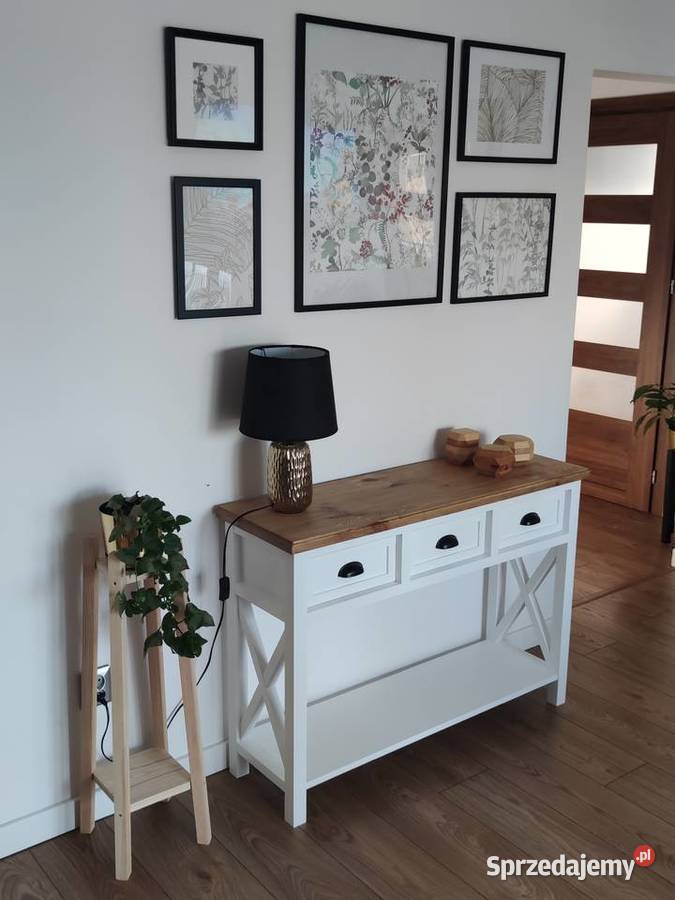 Konsola komoda drewniana styl prowansalski 110cm