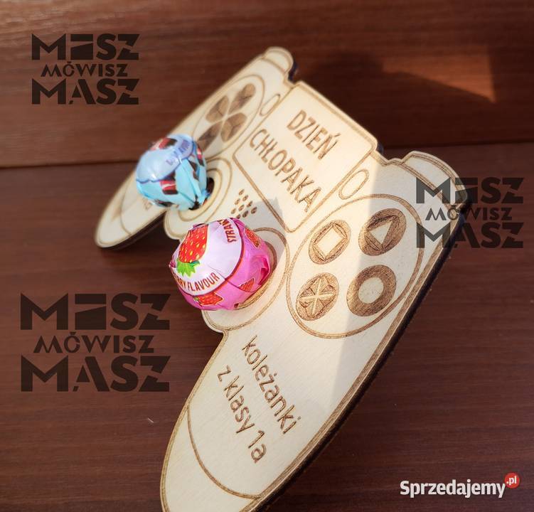 Game pad z lizakami na dzień chłopaka plus Racot