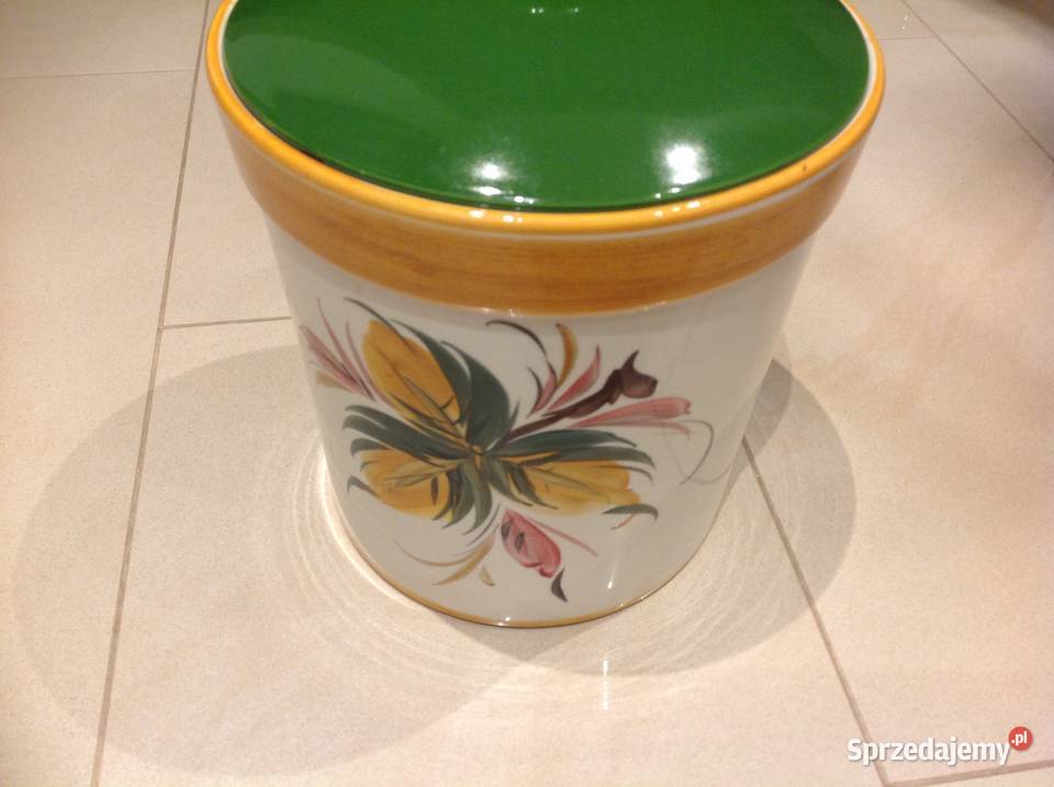 RUMTOPF GARNEK CERAMICZNY Ręcznie malowany wielokolorowy Nowa Sól