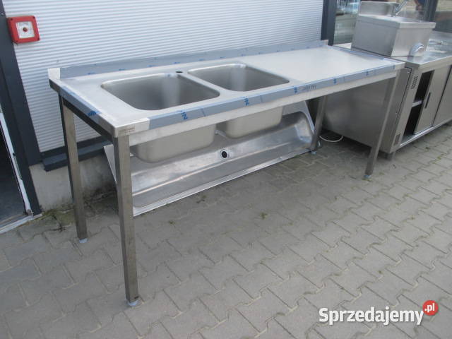 Stół Zlew Gastronomiczny 2 Komorowy Z Blatem Ostrów Wielkopolski