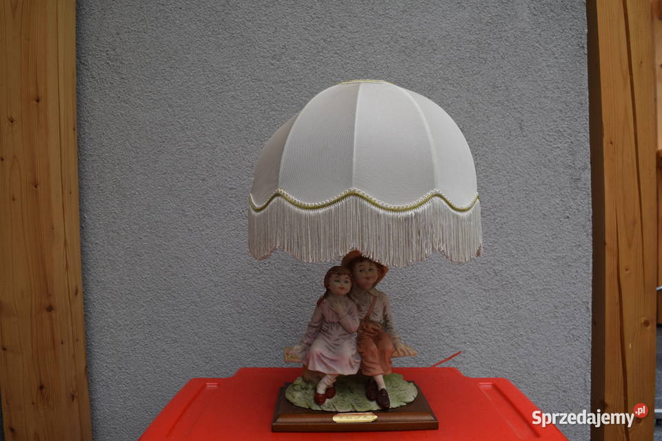 Lampka z Figurką PorcelanowąWysokość 45 Olsztyn