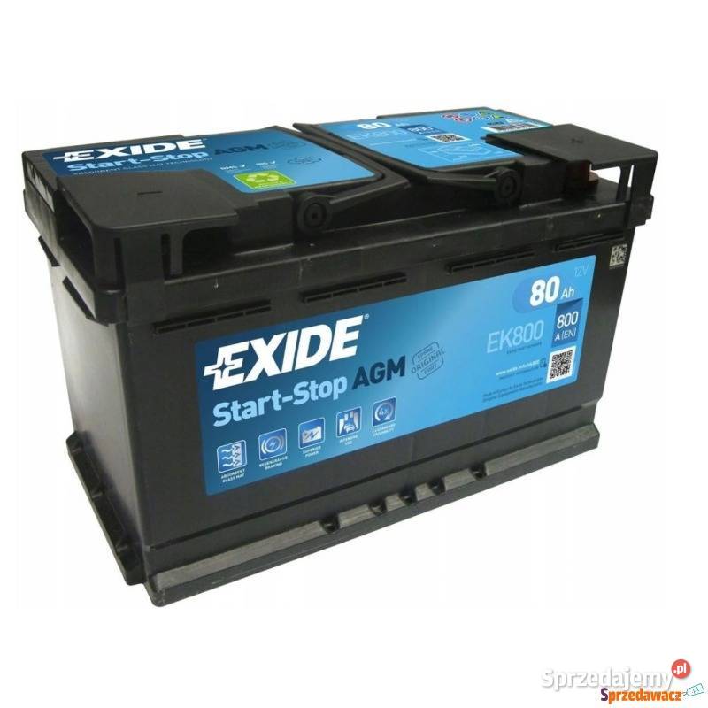 Akumulator 80Ah 800A Exide AGM DARMOWY DOWÓZ I