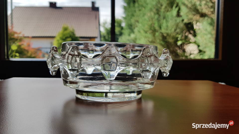 Dół bomboniery DIATRET Ząbkowice szkło PRL Dąbrowa Górnicza