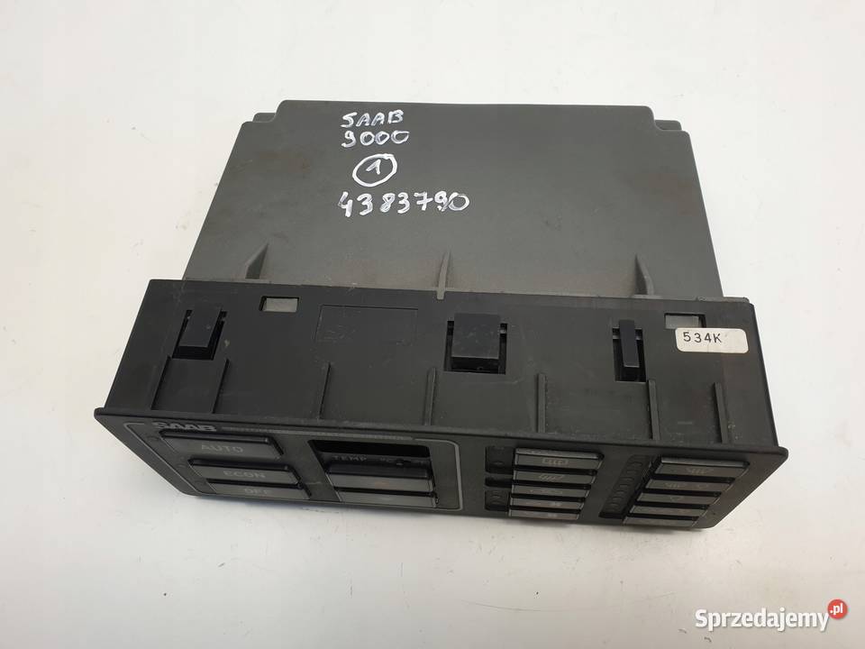 PANEL KLIMATYZACJI Saab 9000 Nawiewu 4383790 Rudka