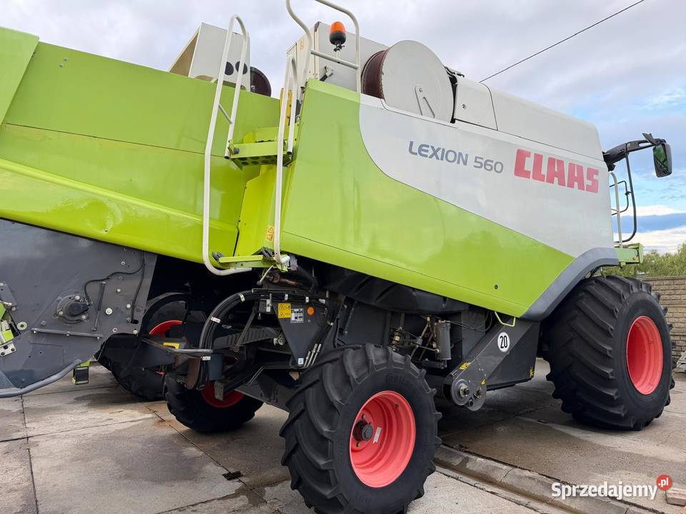 Kombajn zbożowy Claas Lexion 560 prod 2009 heder nieuszkodzony dolnośląskie Nowa Ruda
