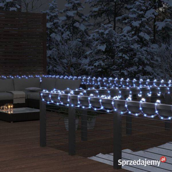 vidaXL Wąż świetlny 240 LED zimna biel 10 m sprzedam