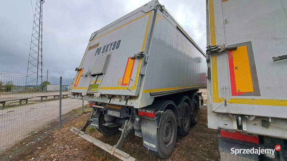 Wielton NW3 waga 62t poj 38m3 elek dach Teflon 29800kg Kraków