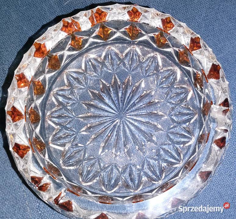 Zestaw szkła kryształowego misa popielniczka śląskie Bielsko-Biała sprzedam