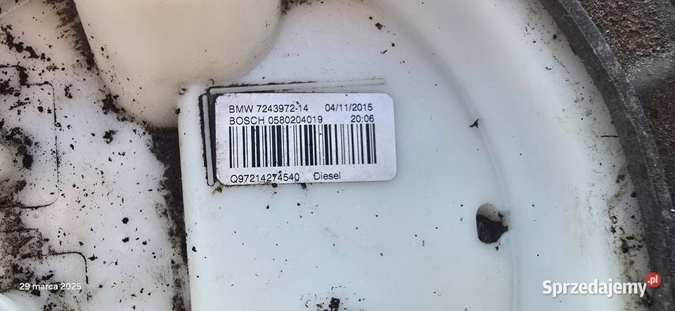 Bak BMW F30 330d pompa paliwa Żagań