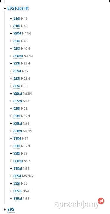 Wahacz dolny TYŁ Tylny Bmw e90 e91 e92 e93