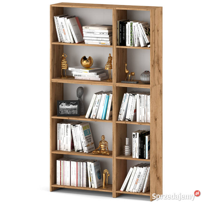 Regał Na Książki 110 Drewniany Nowoczesny Na 110cm Elbląg