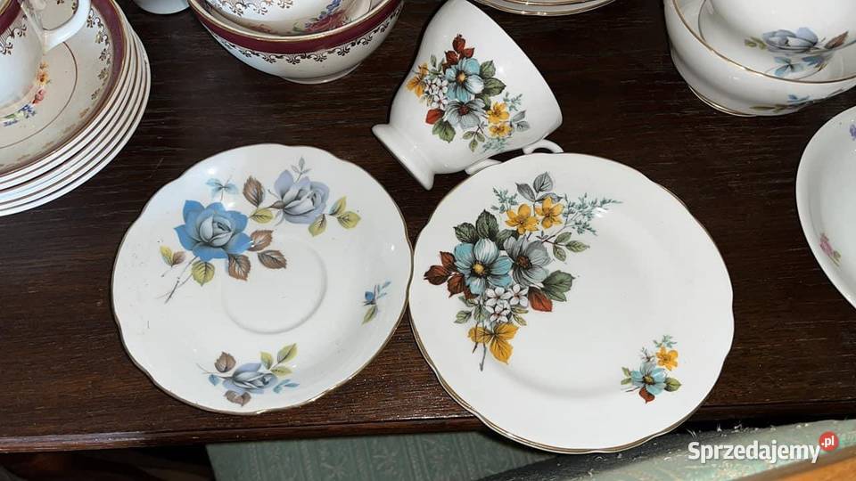 Filiżanka z talerzykiem Made in England Kostna Gdańsk