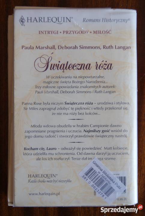 P Marshall D Simmons R langan Świąteczna róża Parczew