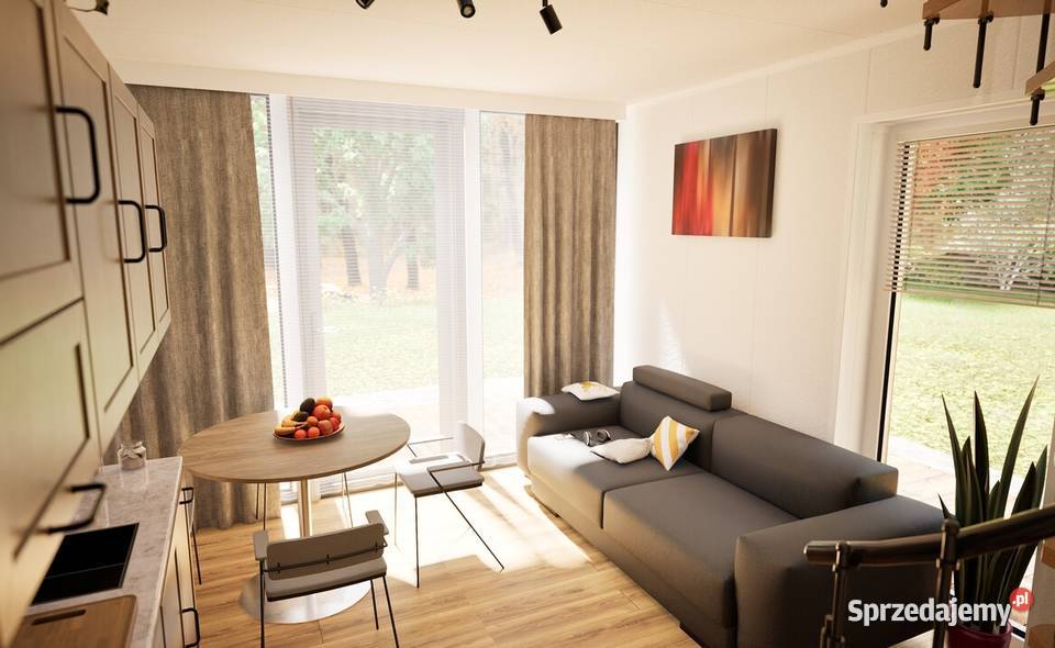 Wenus 50 nowoczesny dom modułowy 35 m2 podkarpackie