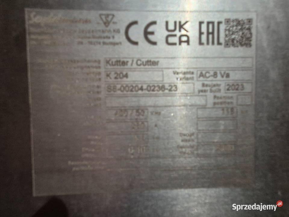 Seydelmann K 204 kuter próżniowy wielkopolskie Krotoszyn