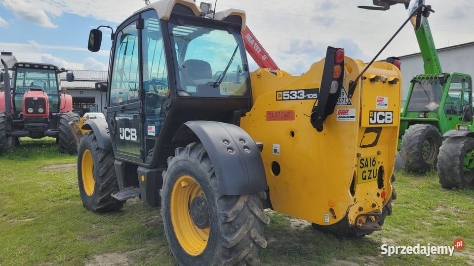 Ładowarka teleskopowa JCB 533105 wysuw 105 m podkarpackie Zaklików
