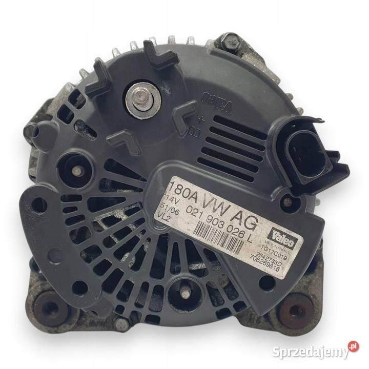 ALTERNATOR Audi A4 B6 20 021903026L 180A osobowe Układ elektryczny, zapłon Chełm
