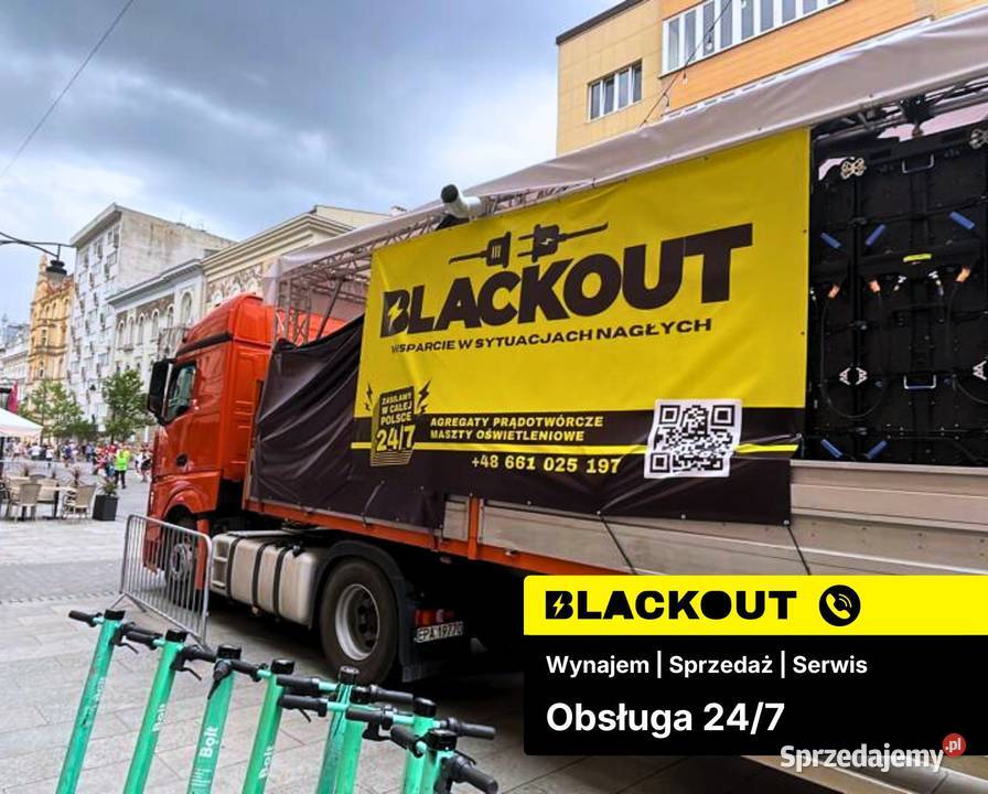 Agregaty Prądotwórcze Wynajem 247 3kW 500kW Współpraca biznesowa Zielona Góra