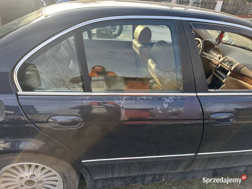 Drzwi tylne prawe Bme E39 Orientblau 317 Drzwi