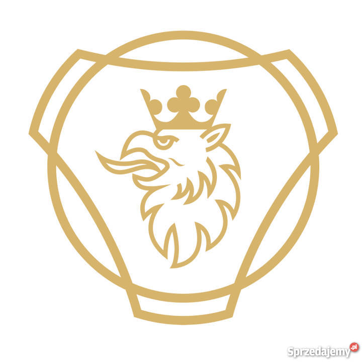 Naklejka Scania logo kontur duży ciężarowe Kraków sprzedam