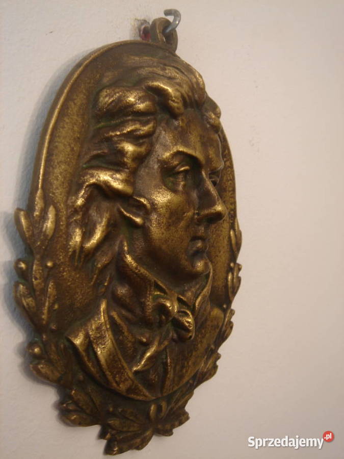 Kościuszko plakietka z mosiądzu stara Łódź