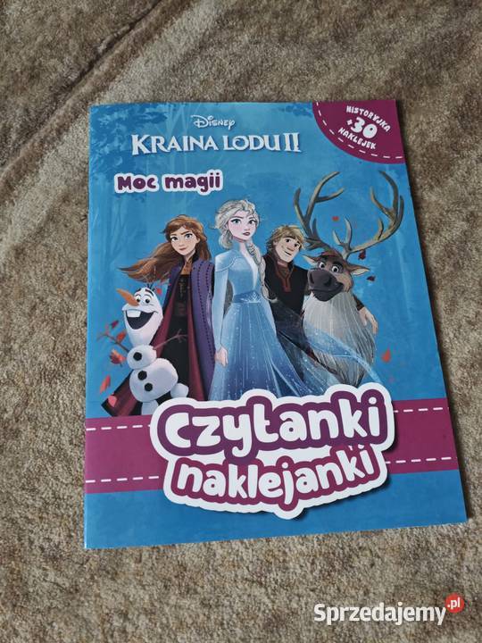 Czytanki naklejanki Kraina Lodu 2 Moc Magii Książki dla dzieci podlaskie Hajnówka sprzedam