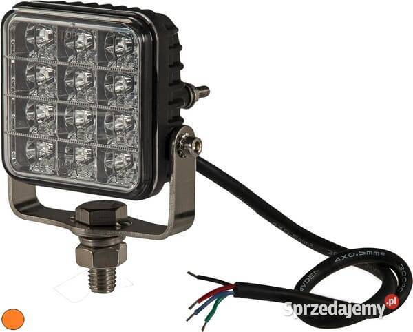 Lampa ostrzegawcza LED 1030V bursztynowa 12 LED małopolskie Kamionna