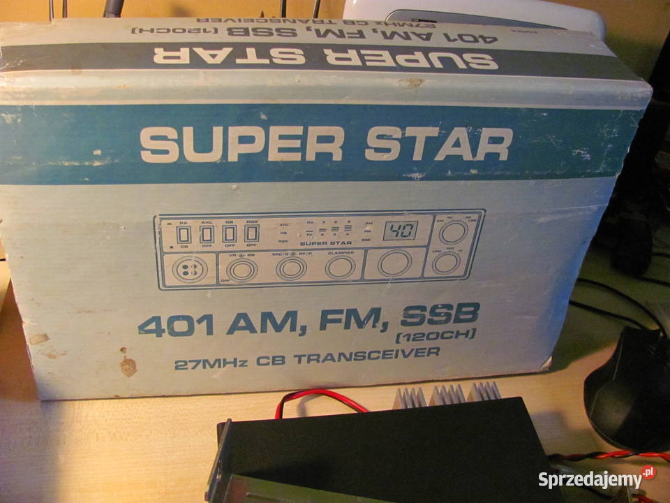 Radio CB Super Star401 AMFMSSB nieużywane nowe CB radia