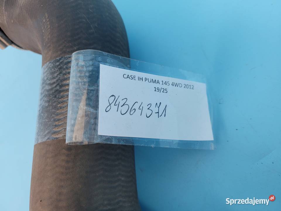 CASE IH PUMA 145 12r PRZEWÓD CHŁODNICY 84364371 Chłodzenie silnika Kolno