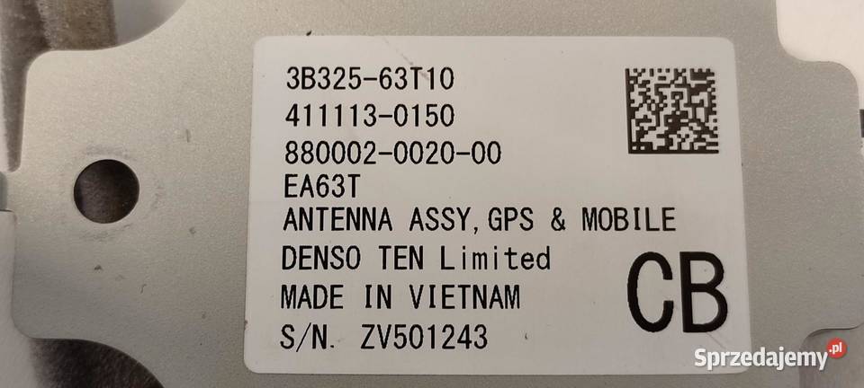 SUZUKI SX4 SCROSS ANTENA MODUŁ GPS 3B32563T10 sprzedam