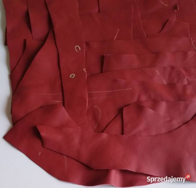 Skóra 730 g Licowa Włoska średnie i małe kawałki Rękodzieło Gdańsk