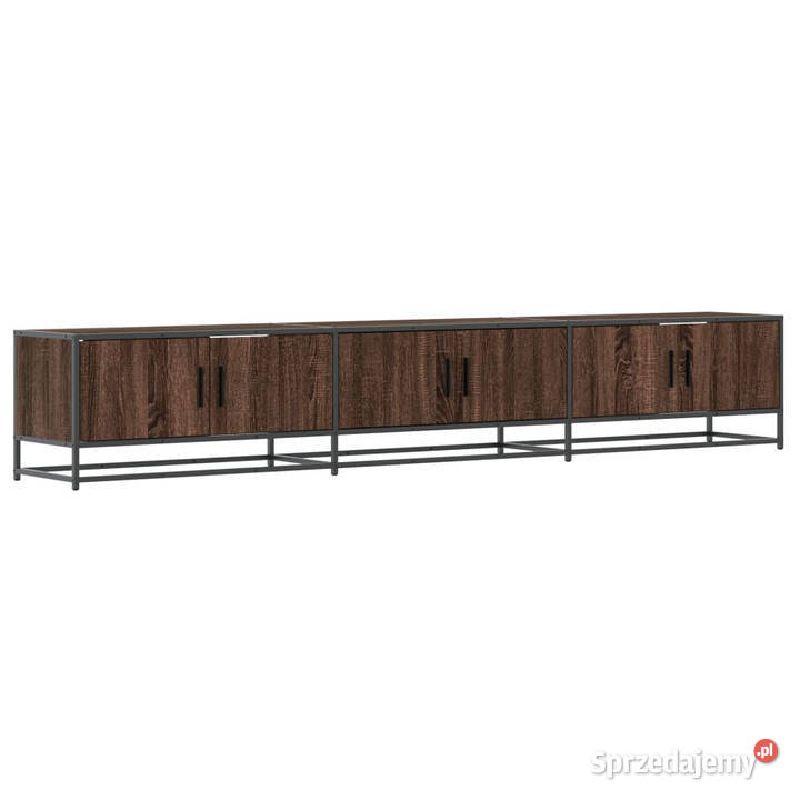 Szafka pod telewizor brązowy dąb 240x35x41 Warszawa