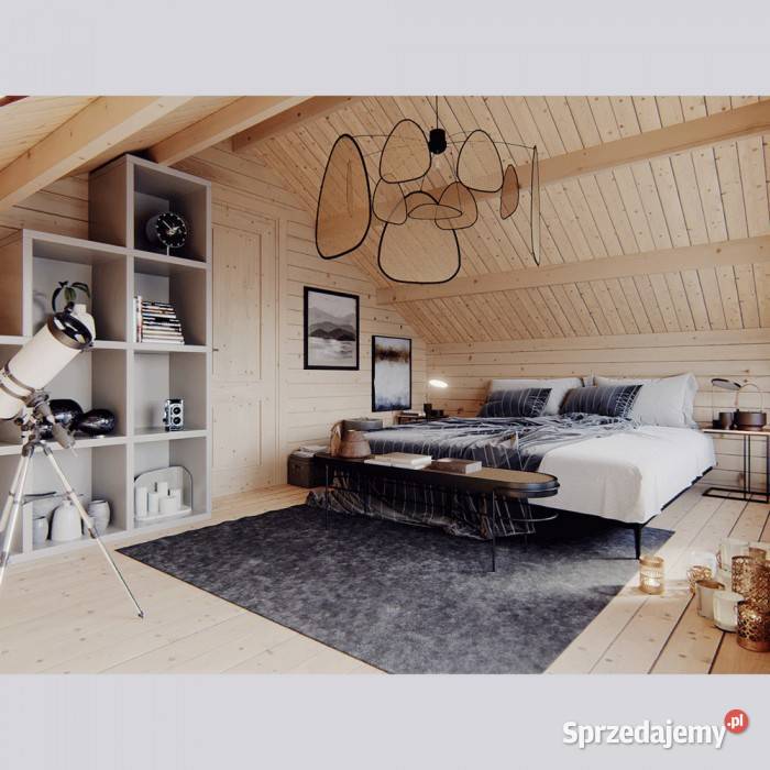 DREWNIANY DOMEK CAŁOROCZNY HORYZONT 65 21 M2 Mrągowo