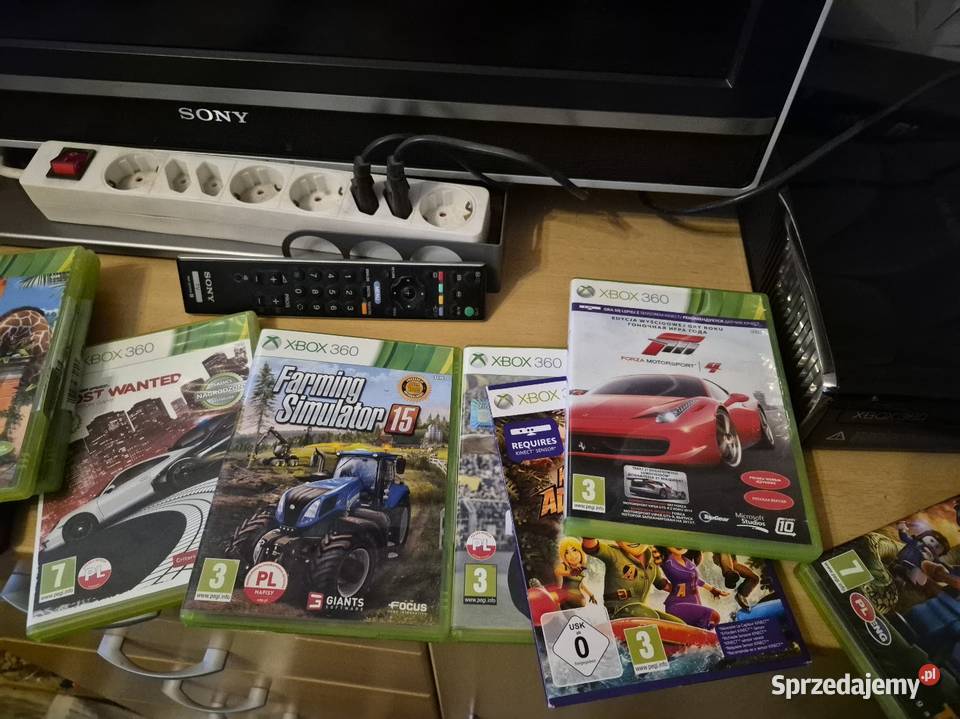 Konsola XBOX KINEKT telewizor z grami telewizor lektor Sypniewo sprzedam