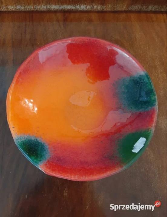 Szkło artystyczne Nowa misa MWojciechowska Rękodzieło artystyczne