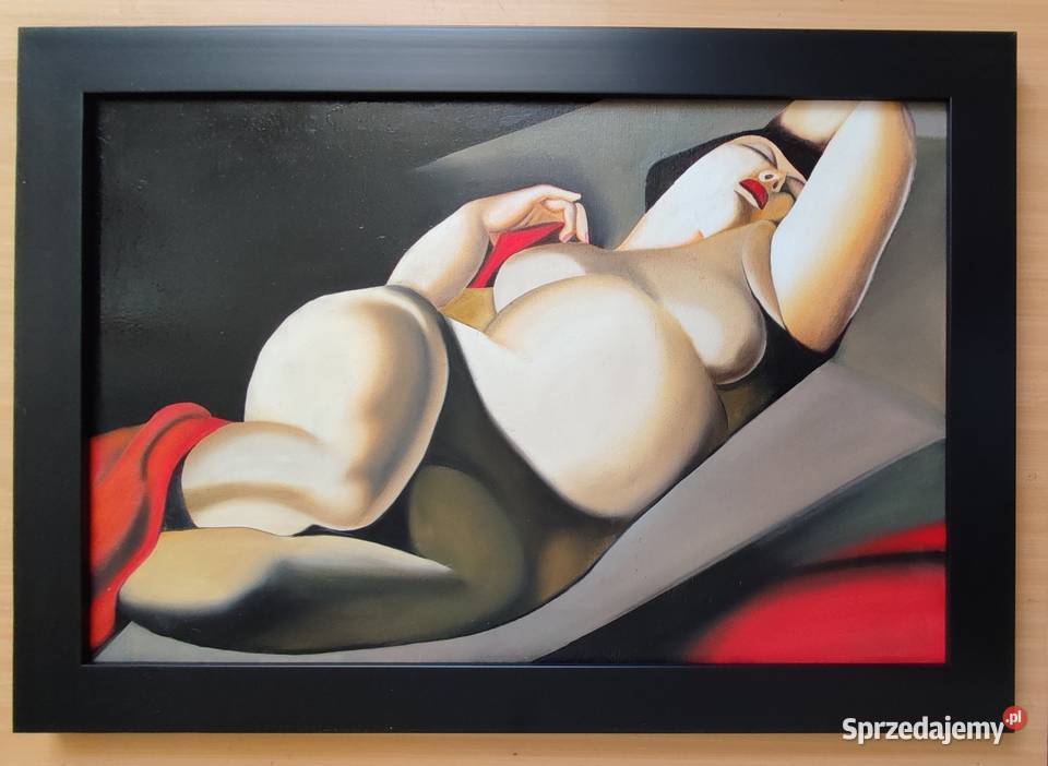 Kopia obrazu T Łempickiej La Belle Rafaela Warszawa