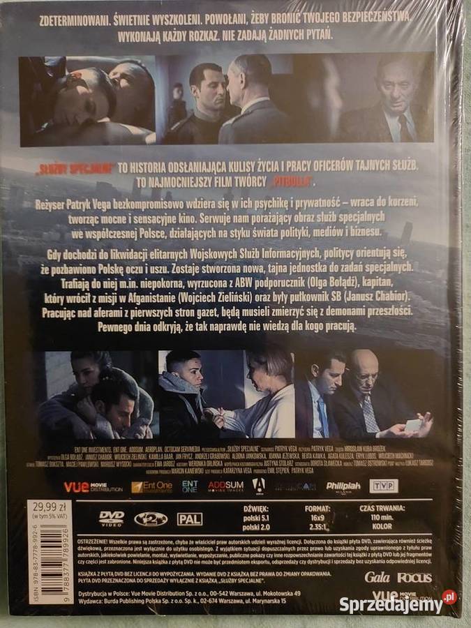 Służby specjalne film DVD Patryk Vega folia Wrocław