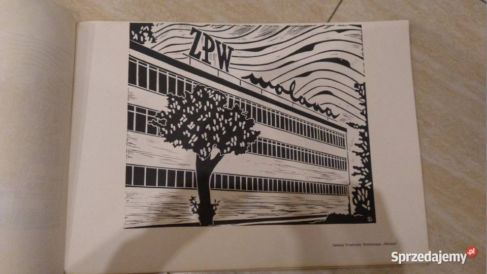 PRL Zduńska Wola grafika album lata 70 Kolekcje łódzkie Sieradz